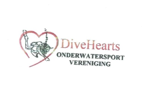 Dive Hearts onderwatersport vereniging (logo)