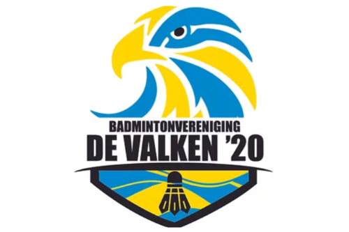 Badmintonvereniging De Valken '20 (logo)